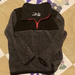 Fleece pullover jacket